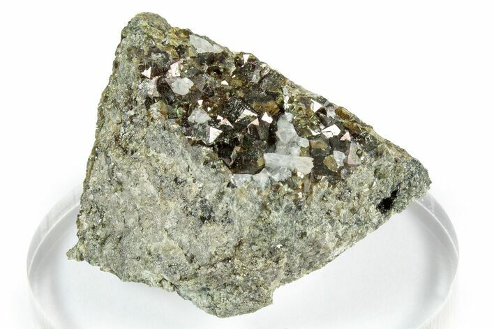 Lustrous Rainbow Andradite Garnets - Norway #342357